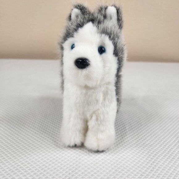 American Girl Pepper Dog Siberian Husky Plush Stuffed Animal Blue Eyes - Picture 1 of 6
